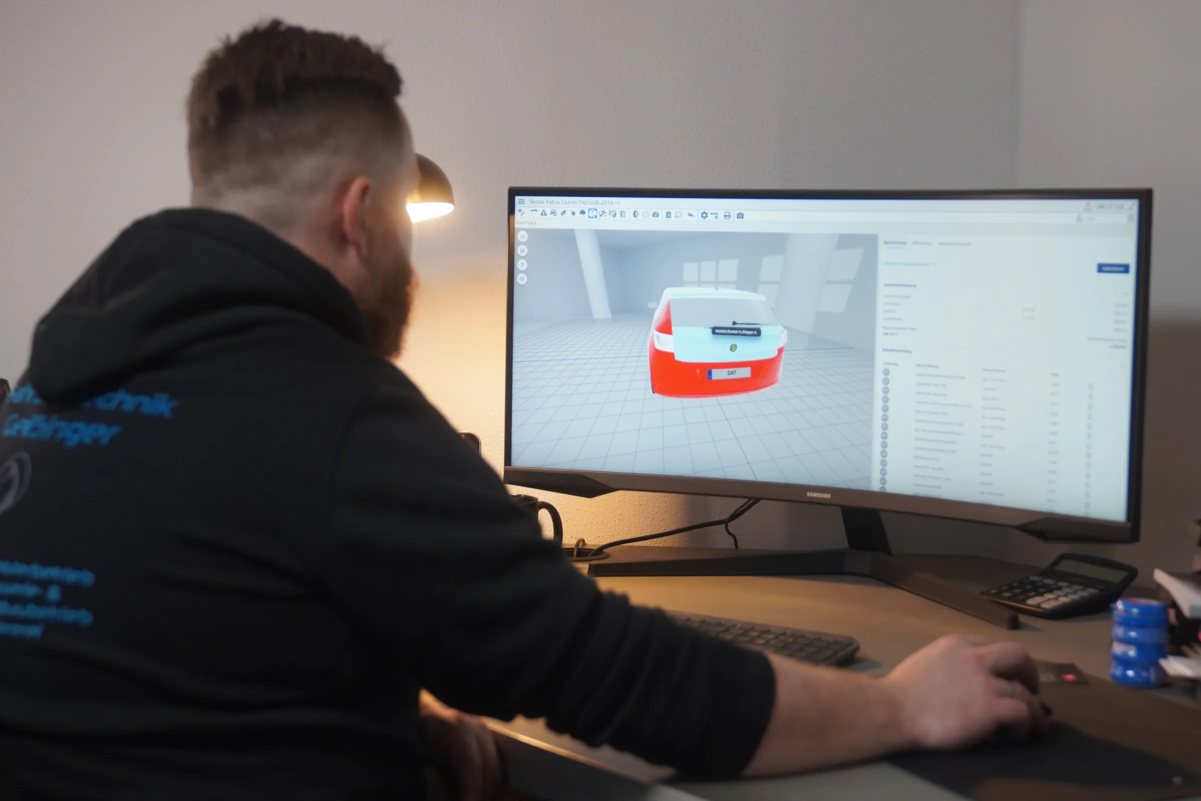 Auslesen der Fahrzeugdaten am Diagnosegerät