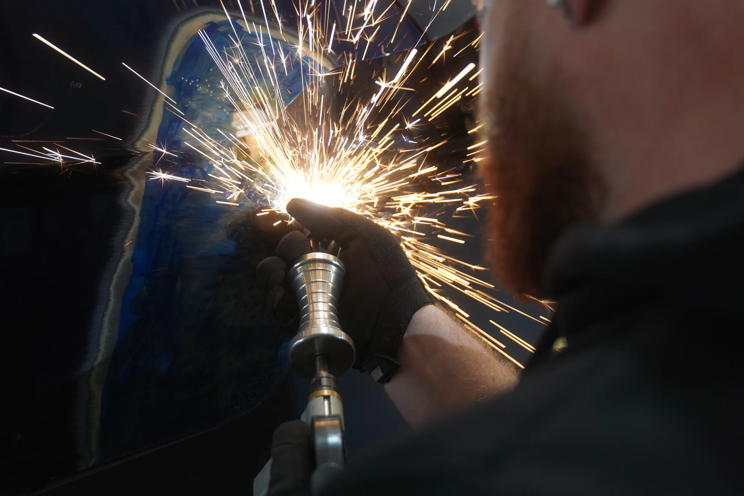 Karosseriearbeiten in der Werkstatt